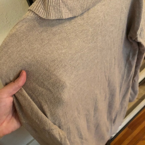 Tan cowl neck sweater - Picture 5 of 5